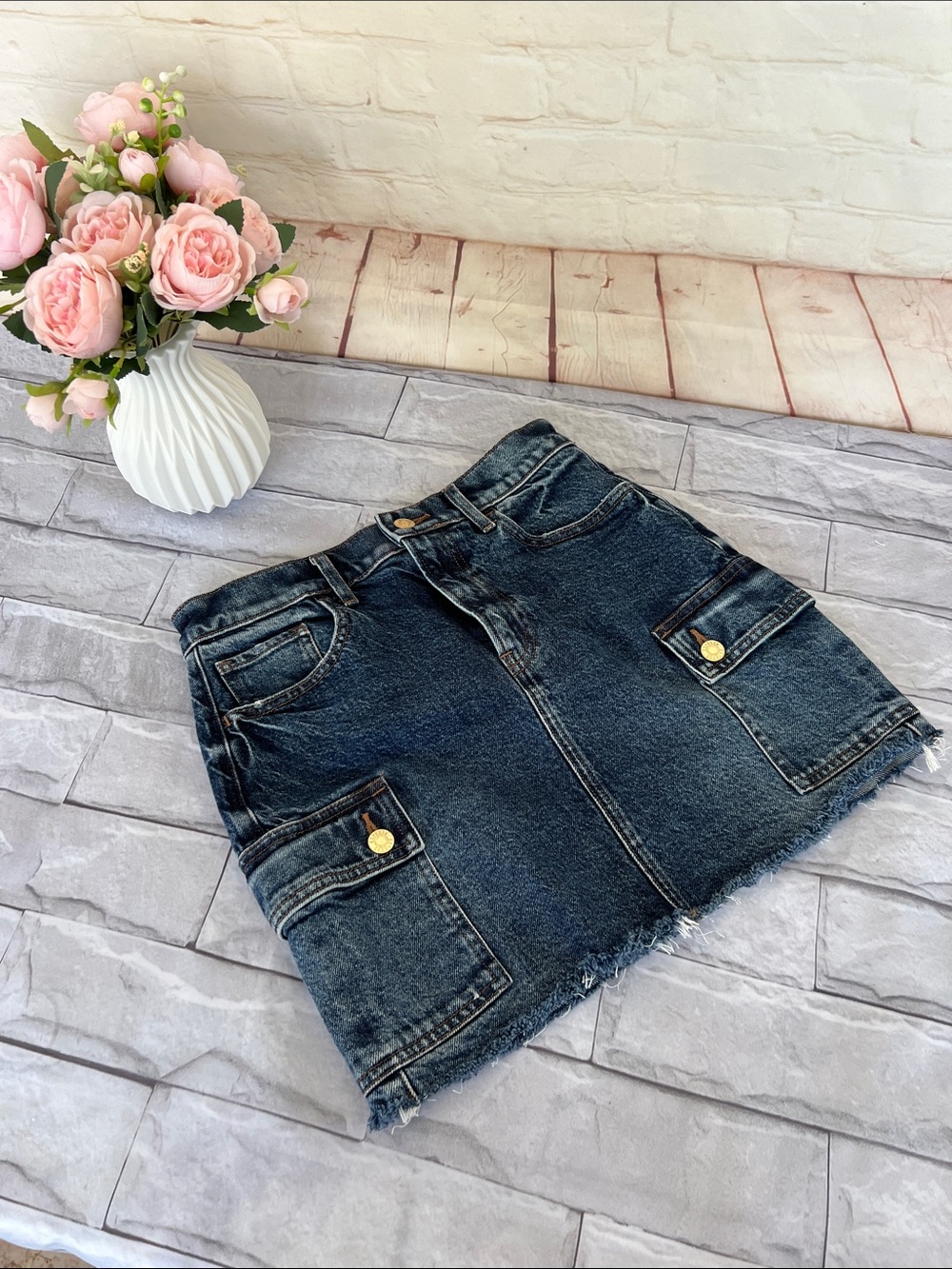 EXPRESS DENIM MINI SKIRT